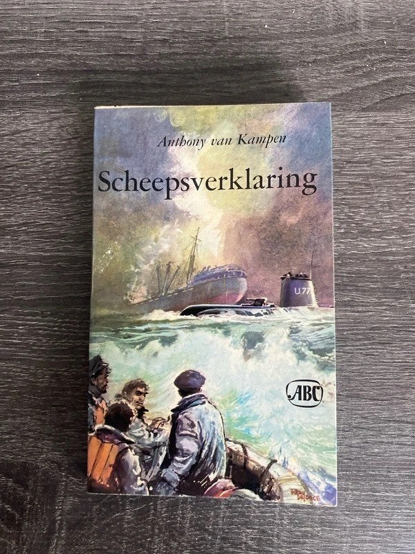Scheepsverklaring - Anthony van Kampen (ABC), Ophalen of Verzenden, Gelezen, Anthony van Kampen, Nederland
