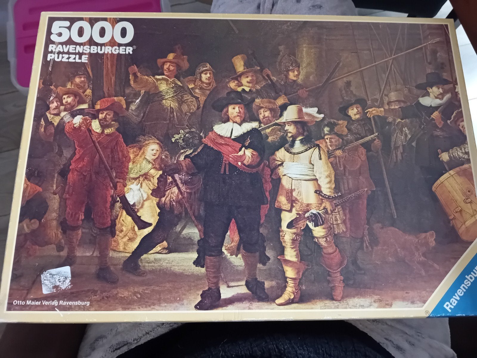 Ravensburger De Nachtwacht 5000 stukjes legpuzzel, Ophalen of Verzenden, Meer dan 1500 stukjes, Gebruikt, Legpuzzel