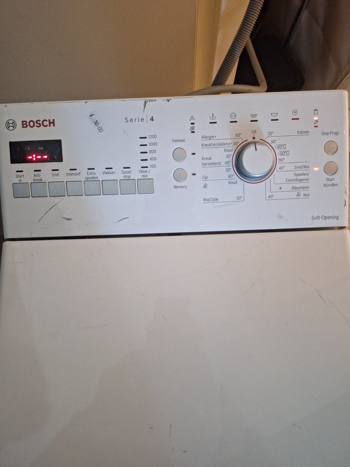 Bosch Serie 4 Bovenlader Wasmachine - bezorging mogelijk, Ophalen, Gebruikt