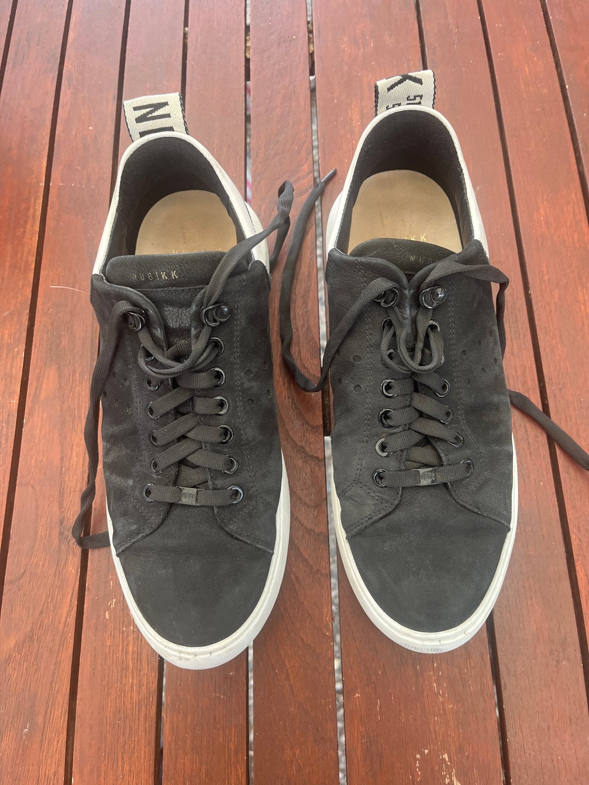 Zwarte Nubikk sneakers, maat 40, Ophalen of Verzenden, Gedragen, Zwart, Sneakers of Gympen