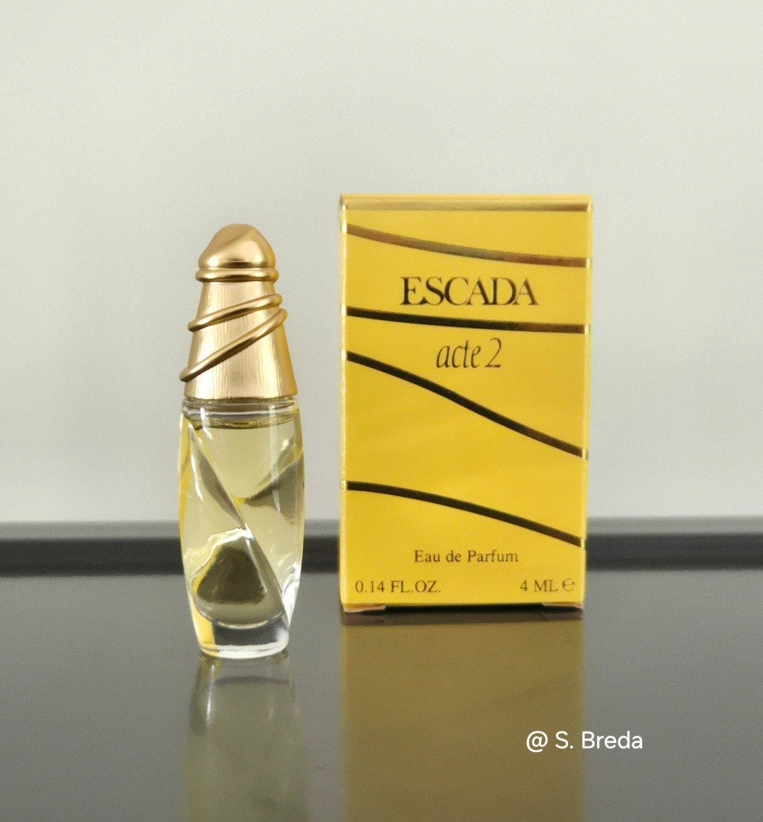 Escada - Acte 2 - miniatuur met doosje, Ophalen of Verzenden, Zo goed als nieuw, Miniatuur, Gevuld