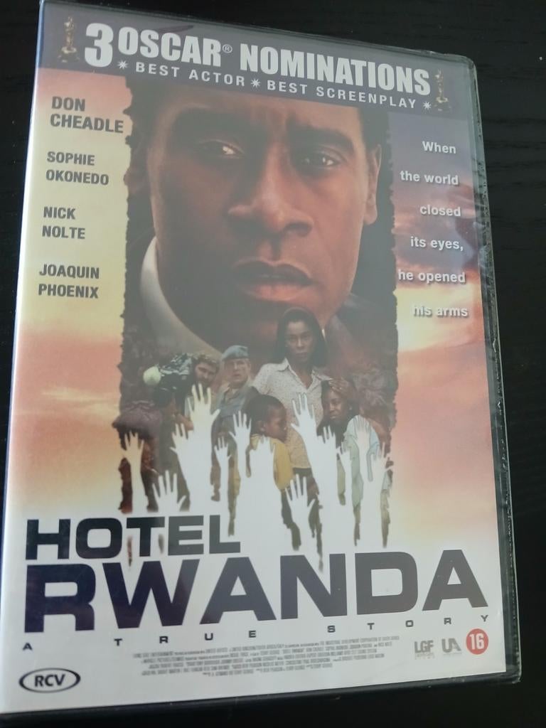 HOTEL RWANDA | NIEUW IN SEAL |  ACTIE: 3 + 1 GRATIS!, Vanaf 16 jaar, Ophalen of Verzenden, Nieuw in verpakking, Drama