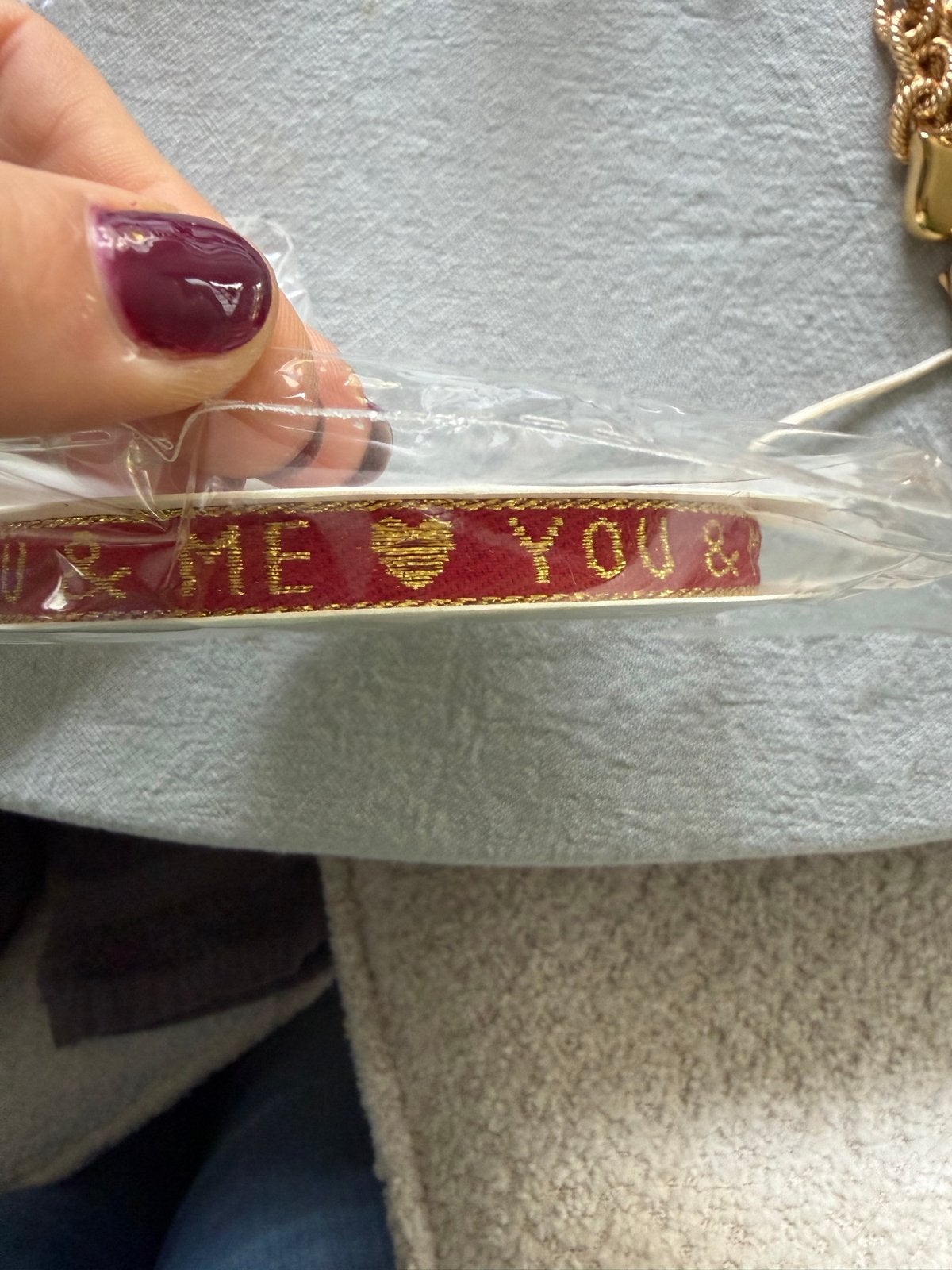 3 rollen lint met tekst voor sieraden maken, Ophalen of Verzenden, Nieuw, Overige typen