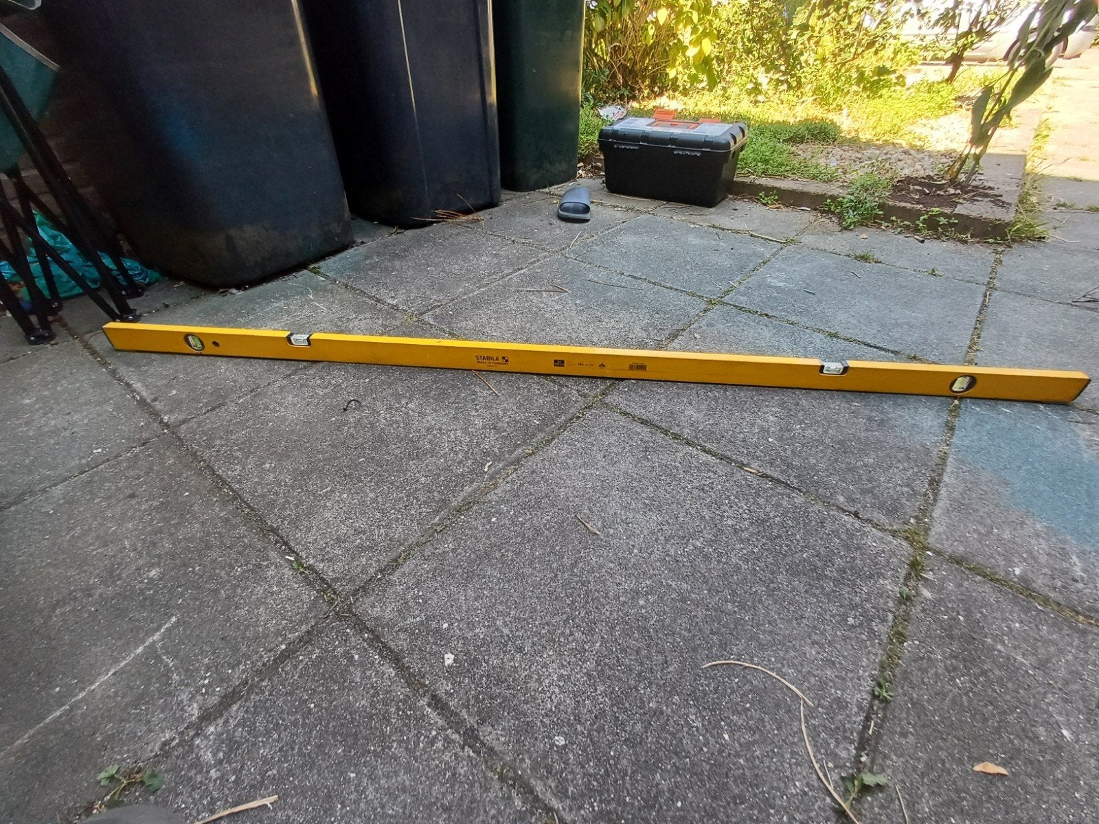 Waterpas 180 cm, Ophalen