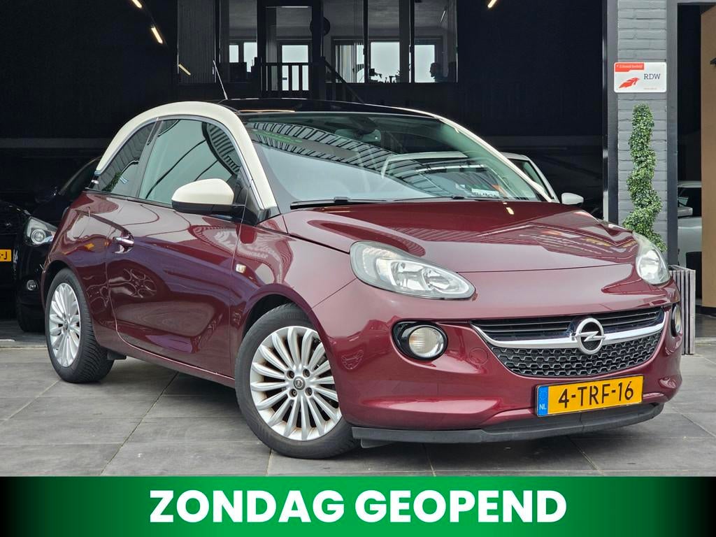 Opel ADAM 1.4 Glam|APK|NAP|Airco|Panoramadak|Parkeersensoren, Auto's, Voorwielaandrijving, Euro 5, 4 cilinders, Met garantie (alle)