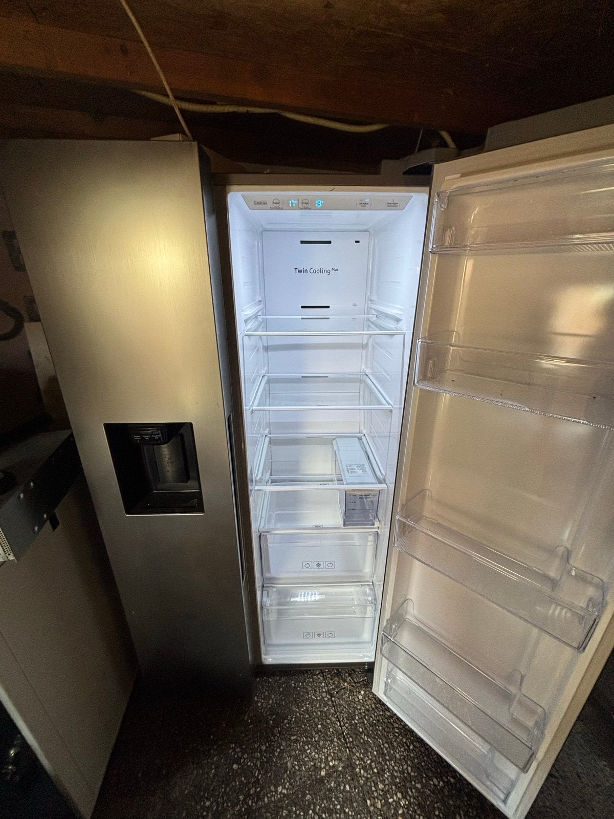 Samsung Side-by-Side Koelkast - Ruim en Modern, Ophalen, Gebruikt, 200 liter of meer, 60 cm of meer
