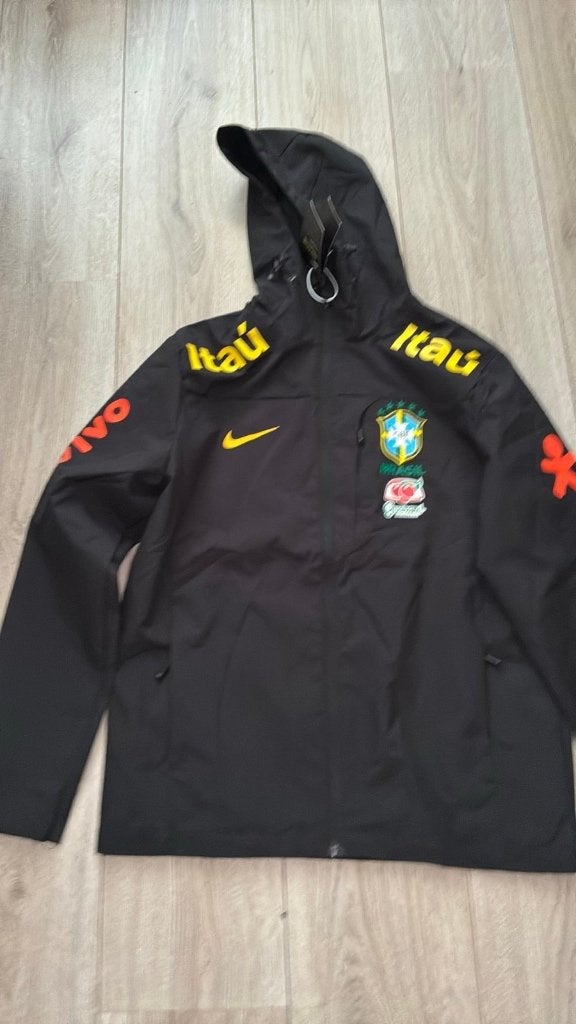 NieuweNike Windbreaker Brazilië Zwart Maat S, Zwart, Nike, Nieuw, Ophalen of Verzenden