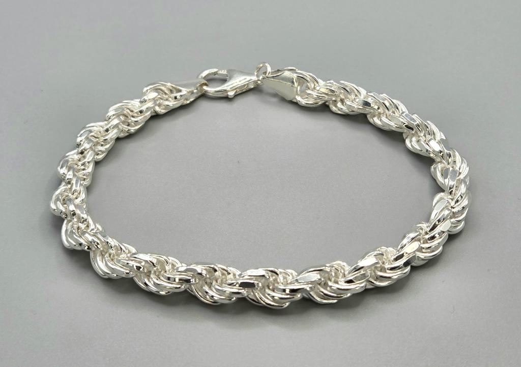Zilveren Rope armband. 2026/300. Nieuw. 35.3 gram., ., Nieuw, Ophalen of Verzenden, .