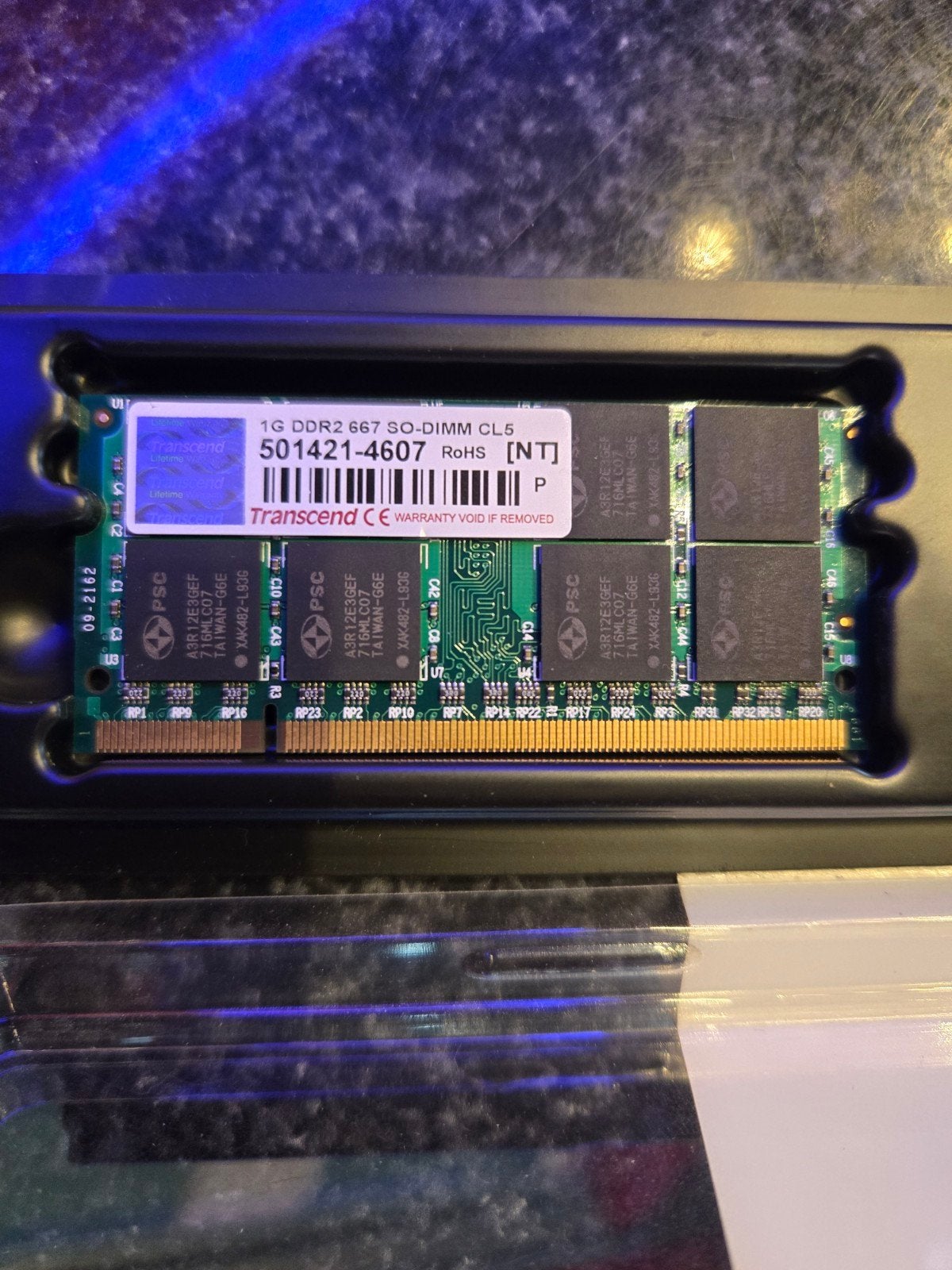 Transcend 1GB DDR2 667MHz SO-DIMM RAM Geheugen, 1 GB of minder, Nieuw, Ophalen of Verzenden, DDR2