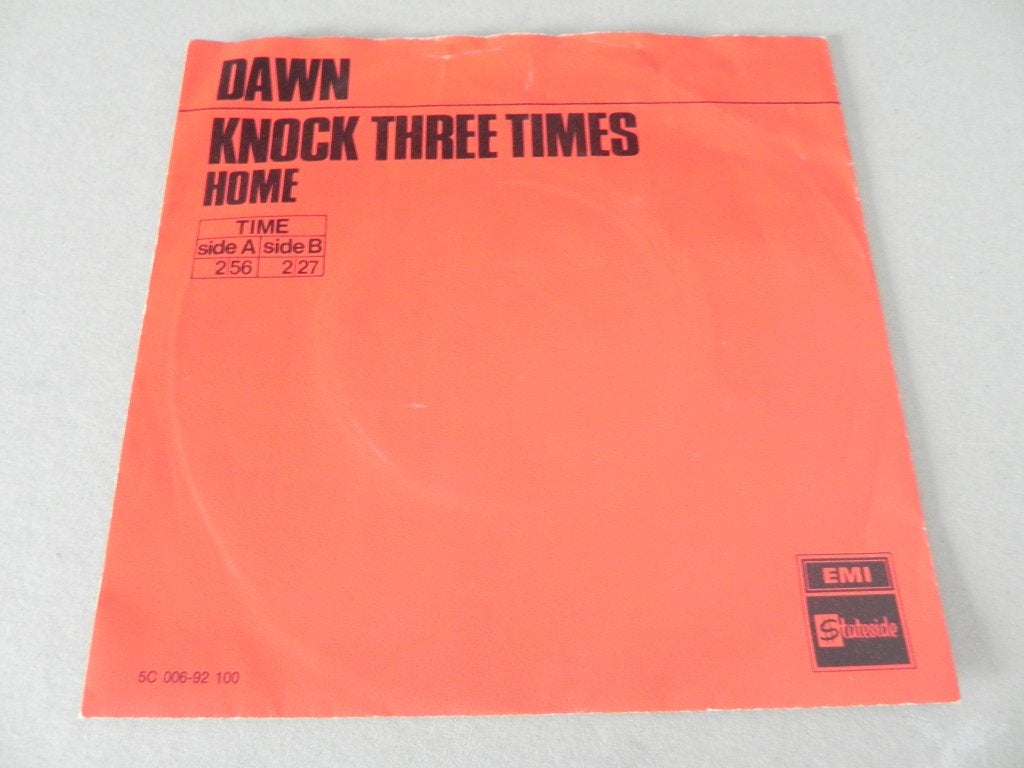 Vinyl single van Dawn: Knock Three Times, Gebruikt, 7 inch, Ophalen of Verzenden, Pop