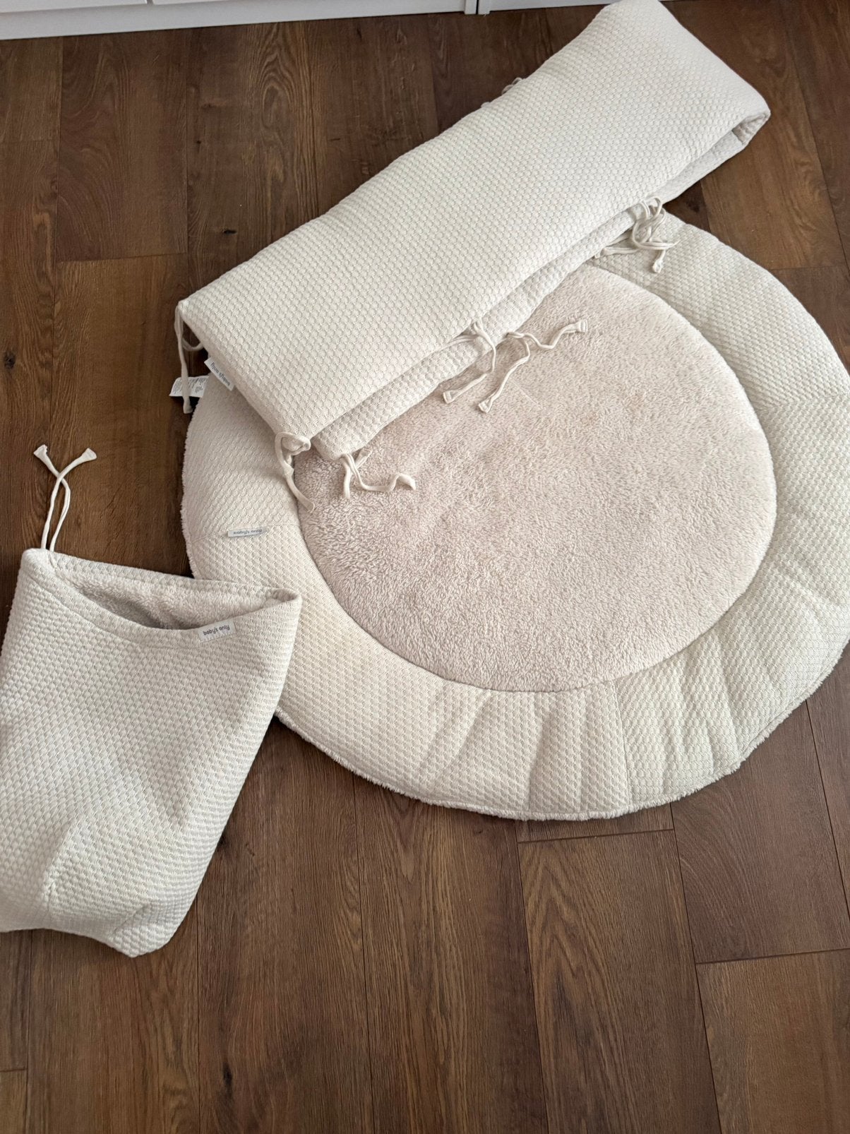 Baby’s only sky warm linnen boxset, Kinderen en Baby's, Boxen, Ophalen, Zo goed als nieuw, Rond, Boxkleed