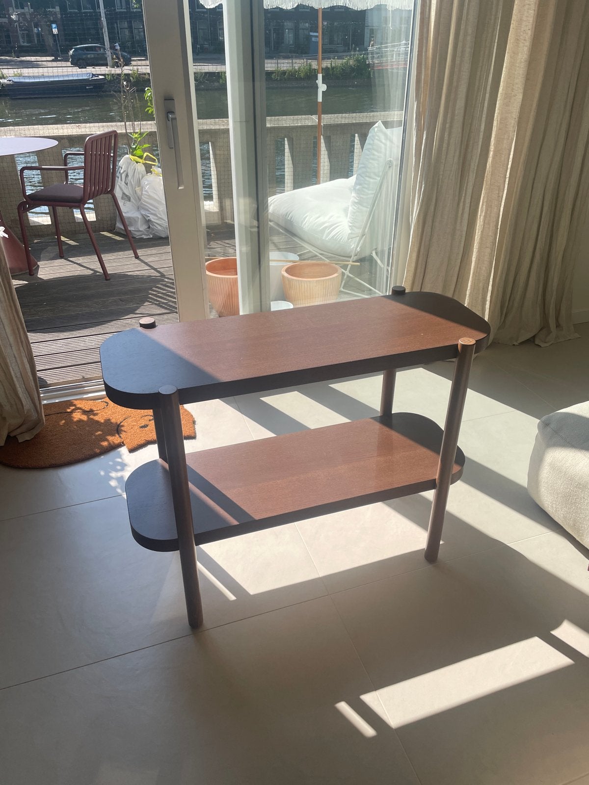 IKEA Listerby bijzettafel/salontafel - 92x32x62.5 cm, Huis en Inrichting, Tafels | Bijzettafels, Ophalen, Zo goed als nieuw, 75 cm of meer