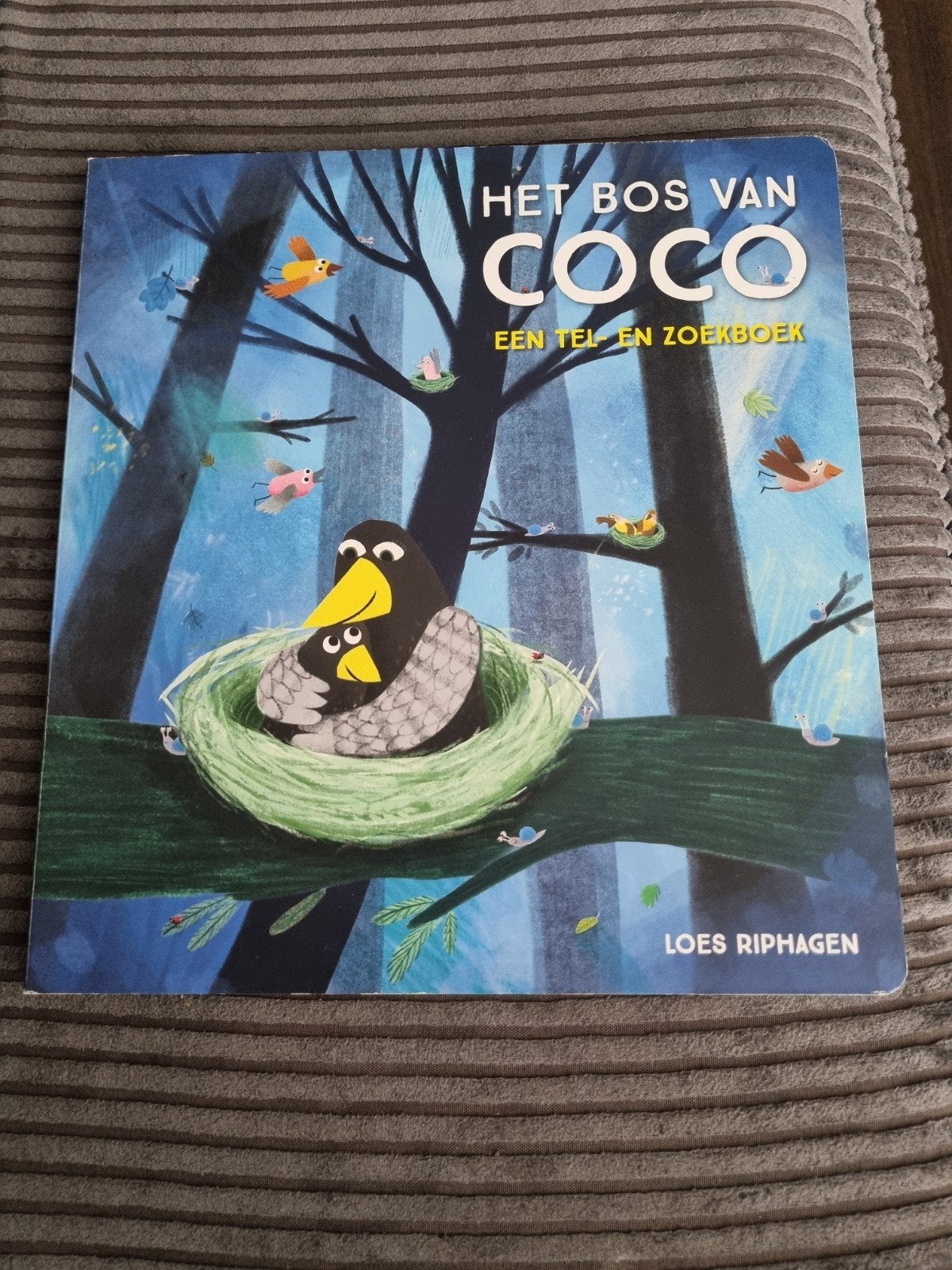 Het Bos van Coco - Een Tel- en Zoekboek, Loes Riphagen, Ophalen of Verzenden, Zo goed als nieuw, 2 tot 3 jaar