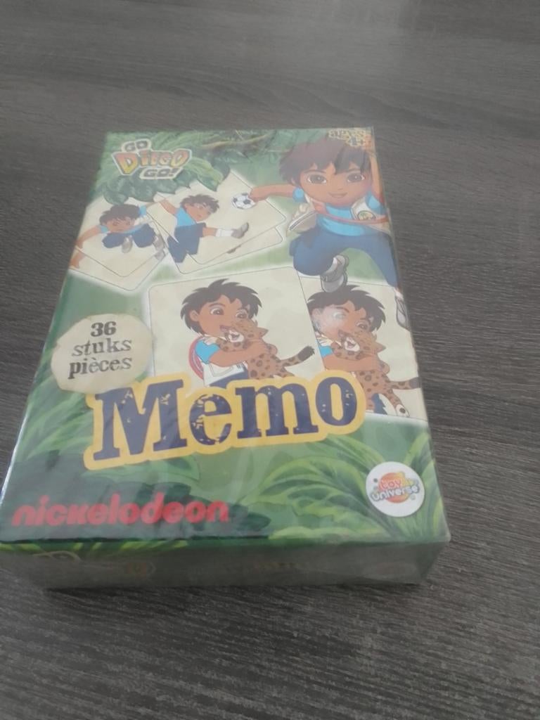Go Diego Go! Memo spel - Nickelodeon, Kinderen en Baby's, Ophalen, Meer dan 50 stukjes, Nieuw, 4 tot 6 jaar
