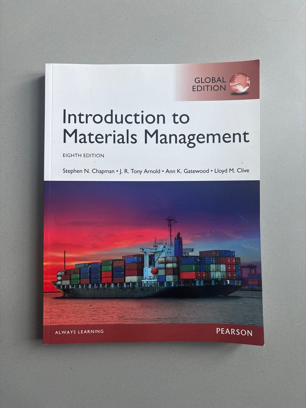 Introduction to Materials Management - Global Edition, Ophalen of Verzenden, Zo goed als nieuw