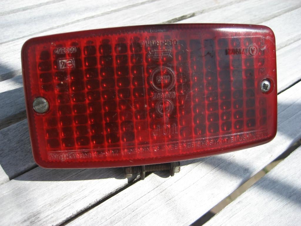 Mistlamp mistachterlicht retro Top Dor Rühle 14x7cm oldtimer, Auto-onderdelen, Ophalen of Verzenden, Gebruikt
