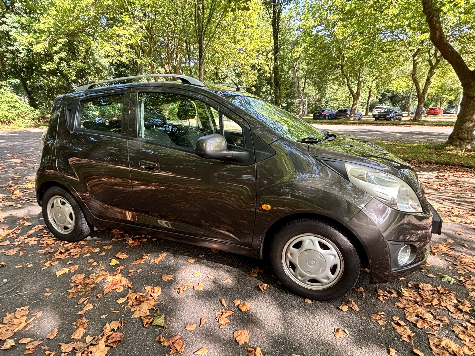 Chevrolet Spark 1.0 Bifuel 2011 coconut champagne, Auto's, 15 km/l, 37 €/maand, 4 cilinders, Bruin