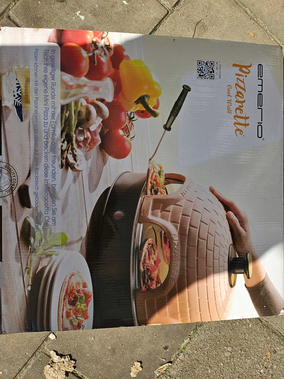 Emerio Pizzarette Cool Wall - Nieuw in doos, Ophalen of Verzenden, Nieuw, Overige merken, Pizzaoven