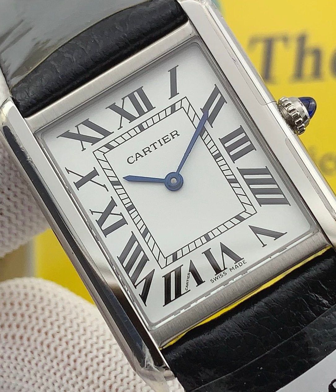 Cartier Tank Solo  (34.8mm) - Swiss Quartz, Overige merken, Leer, Staal, Polshorloge