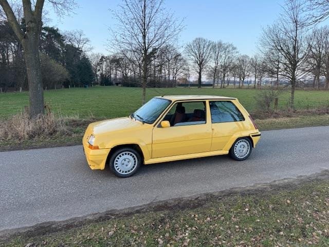 Renault 5 1.4 GT Turbo / 1987, Voorwielaandrijving, Stof, Renault, Geel