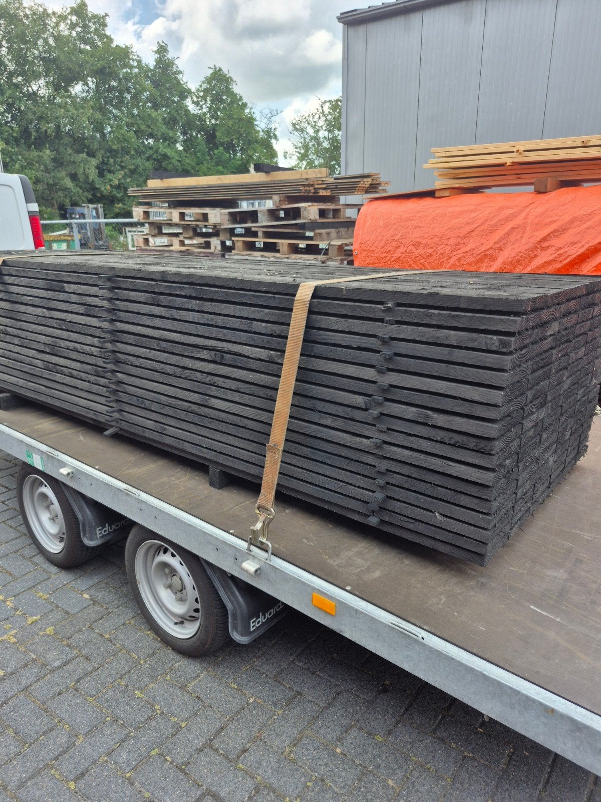 100 douglas planken 2.5x18x300 voor longeerbak of schutstal, Dieren en Toebehoren