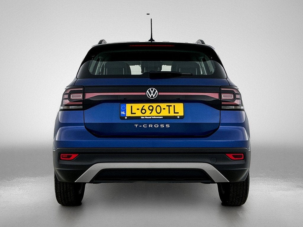 Volkswagen T-Cross 1.0 TSI Life Airco | Cruise control | Car, Auto's, Volkswagen, 12 maanden, Gebruikt, 95 pk, Blauw