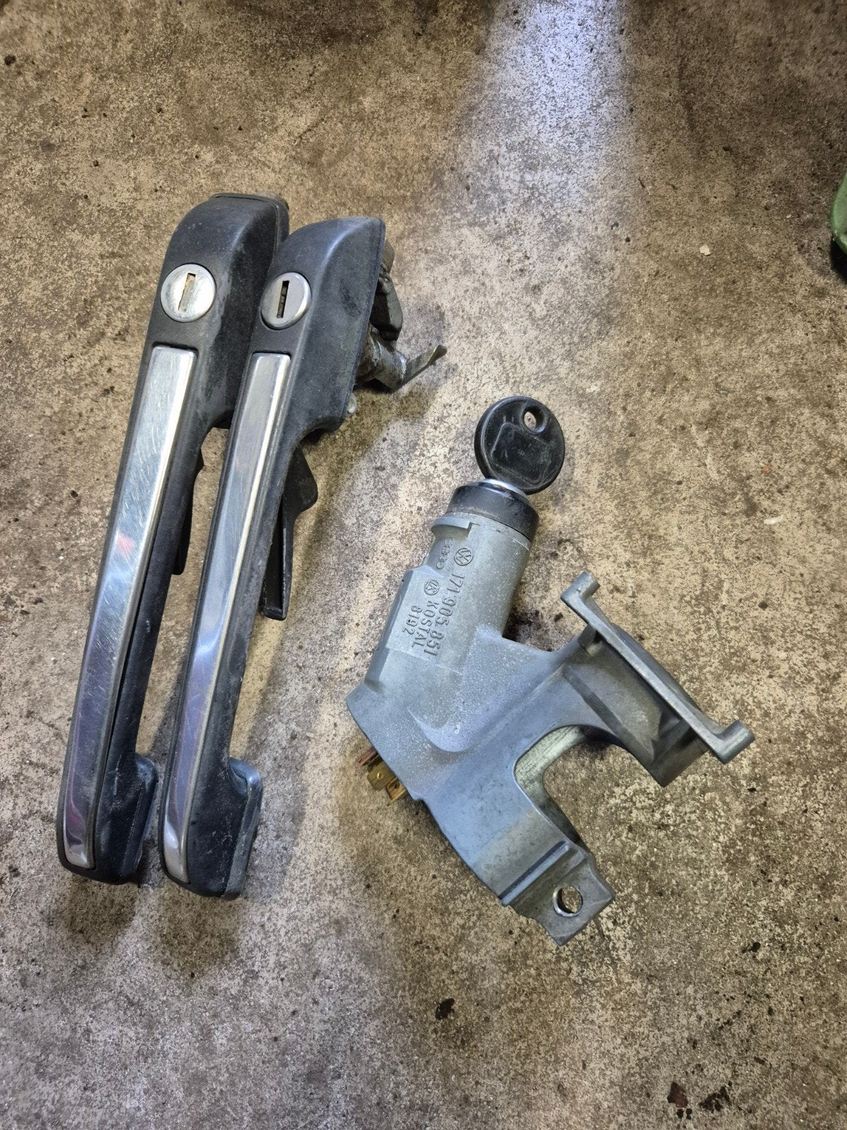contactslot met deurklinken golf1 golf mk1, Ophalen of Verzenden, Gebruikt, Volkswagen