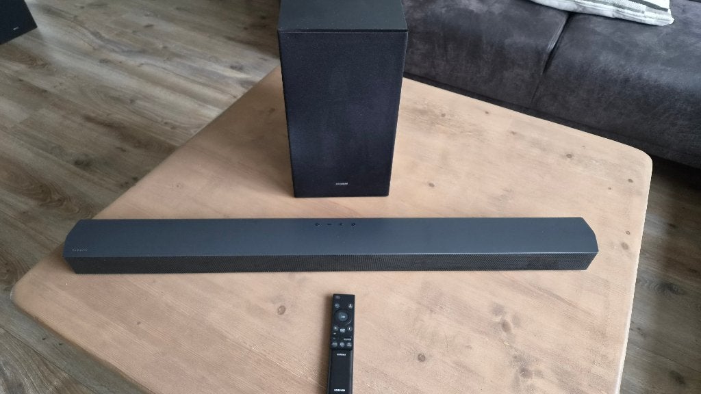 Samsung soundbar HW-B550, Ophalen, Bluetooth, Zo goed als nieuw