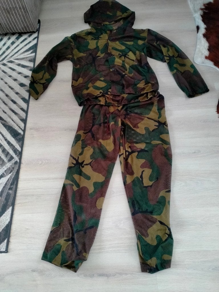 Tweedelige camouflage overtrek pak , nieuw ., Ophalen of Verzenden, Landmacht, Overige gebieden, Kleding of Schoenen