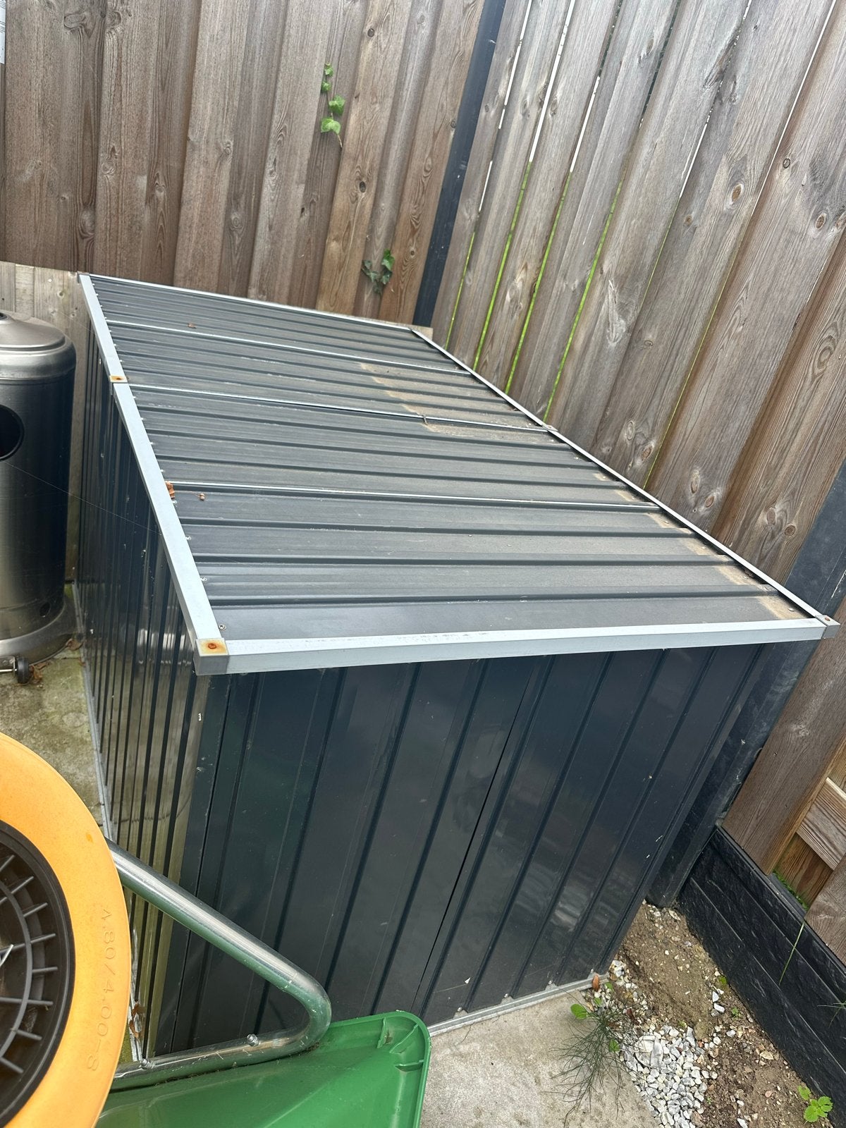 Buiten opbergbox - Ideaal voor tuin en terras, Ophalen, Gebruikt, Metaal, Overige typen