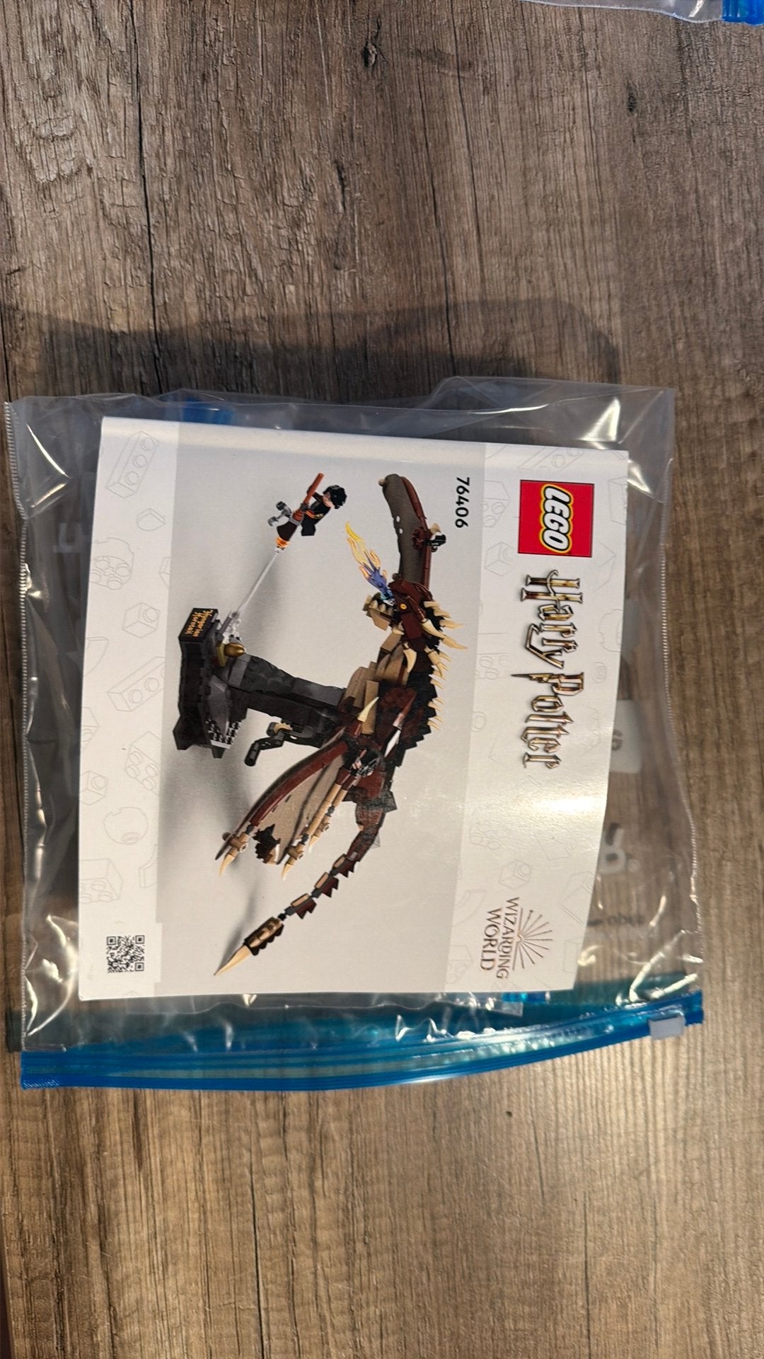 LEGO Harry Potter 76406 Hungarian Horntail compleet, Ophalen of Verzenden, Zo goed als nieuw