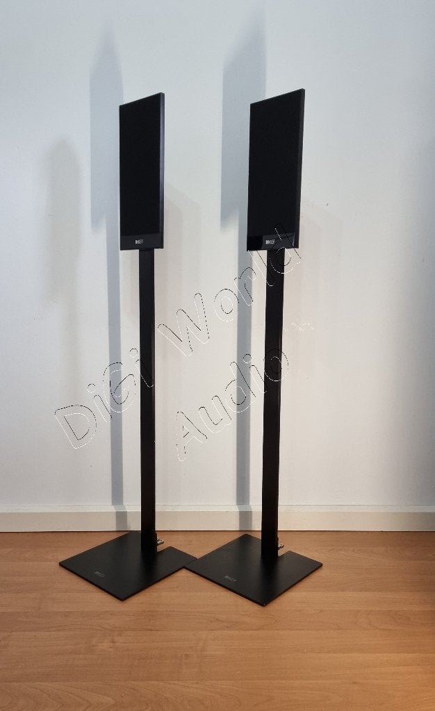 KEF T101 ultra slanke met originele stands, Overige merken, Ophalen of Verzenden, Zo goed als nieuw, 60 tot 120 watt