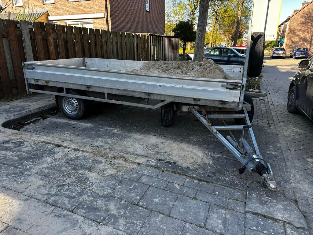 Schamelwagen aanhanger met nieuwe banden en vloer, Auto diversen, Aanhangers en Bagagewagens, Ophalen, Gebruikt