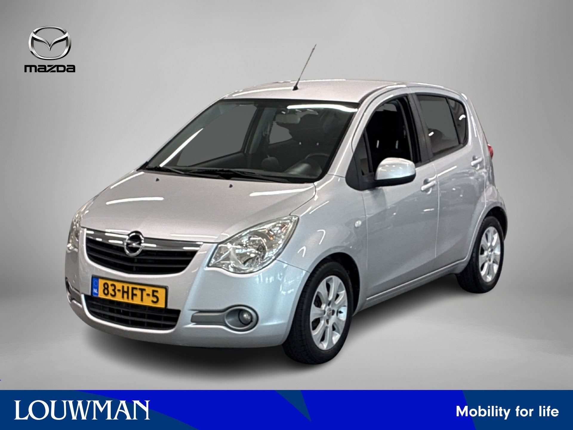 Opel Agila 1.2 Enjoy Automaat | Airco (bj 2008), Auto's, 12 maanden, 4 cilinders, Origineel Nederlands, Bedrijf