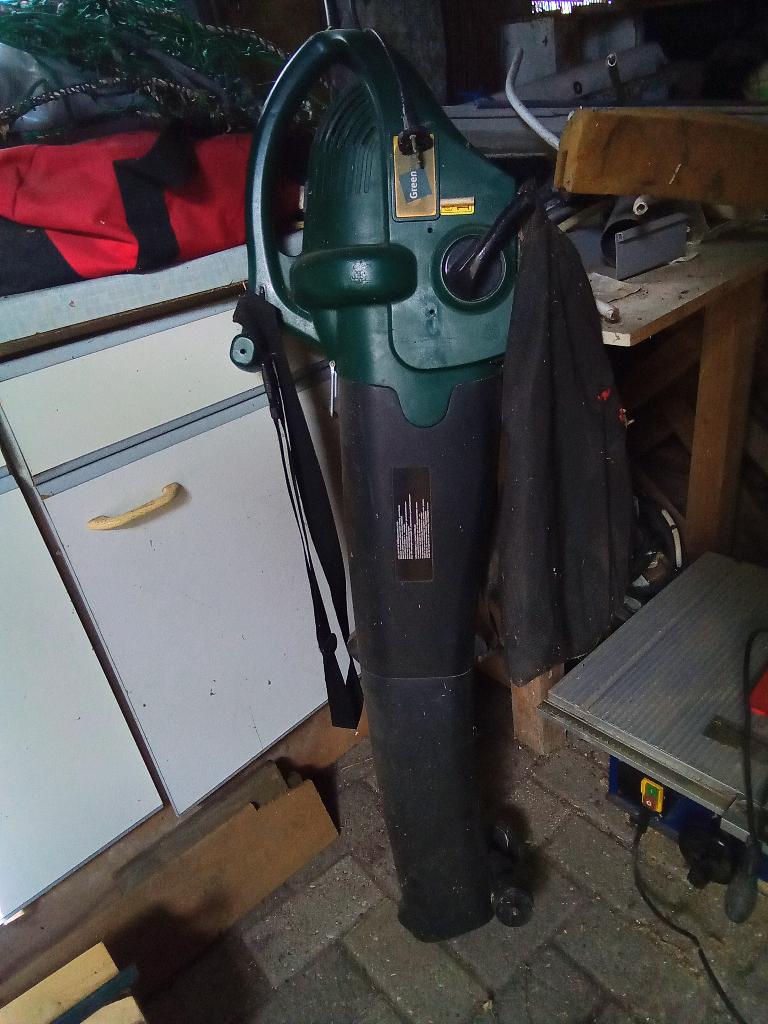 Bladblazer, Ophalen, Gebruikt, Elektrisch, Met opvangzak