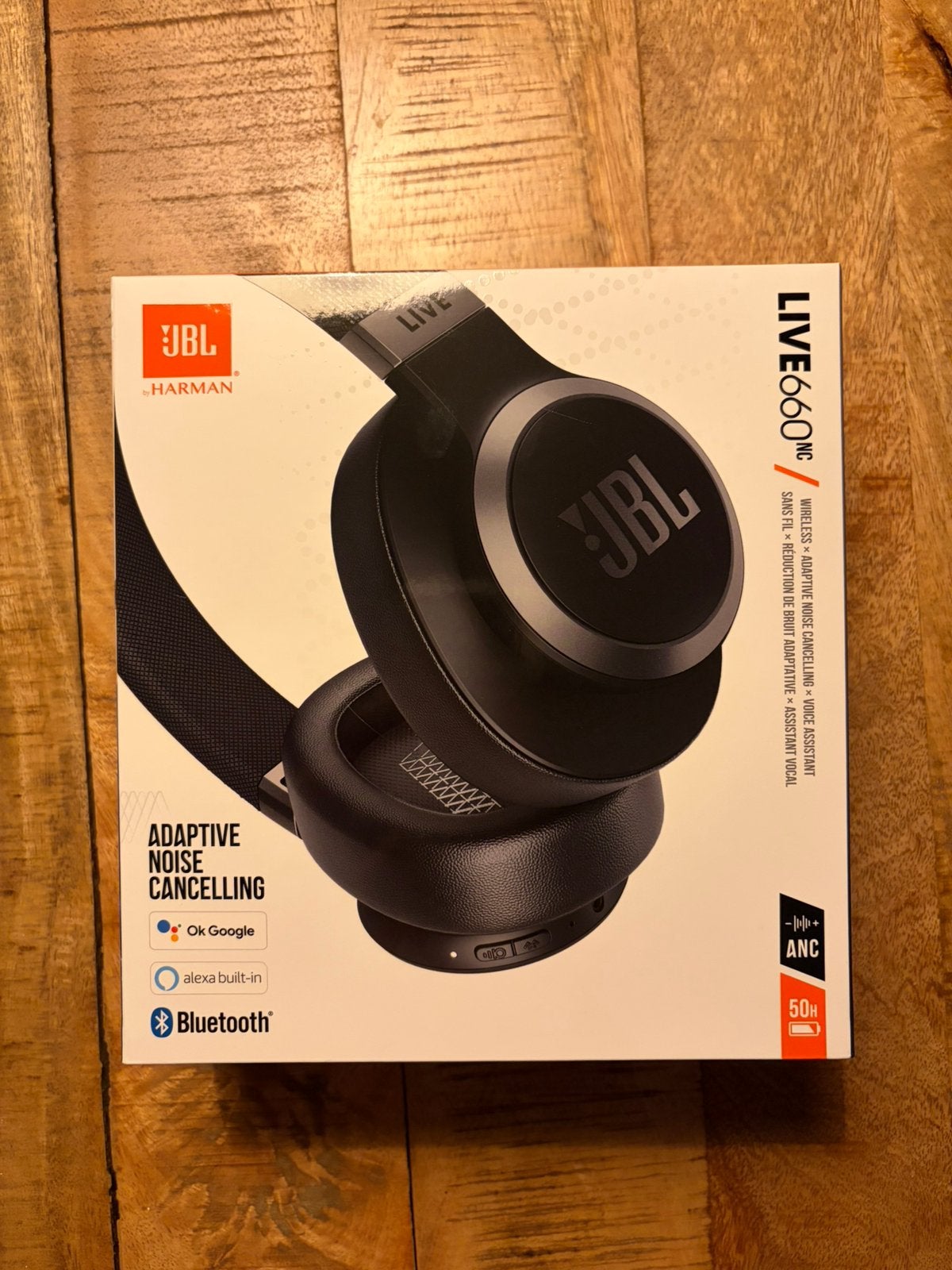 JBL live 660NC koptelefoon, JBL, Nieuw, Ophalen of Verzenden, Over-ear