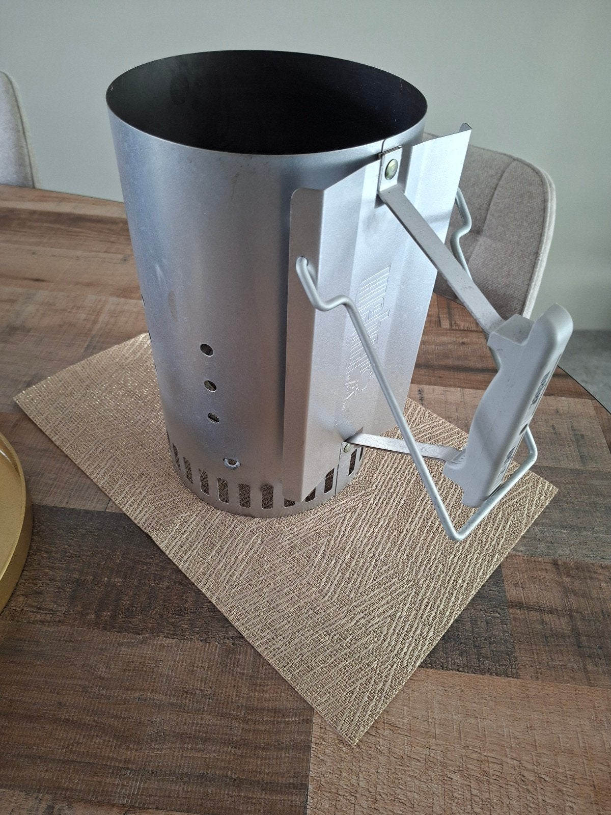 Te koop aangeboden een Weber brikettenstarter, Ophalen, Gebruikt, Weber