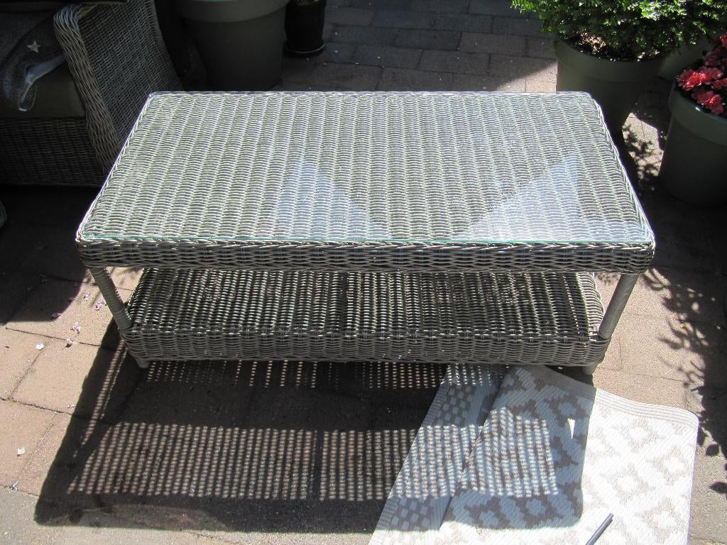 tuin meubel, Tuin en Terras, Ophalen, Zo goed als nieuw, Rechthoekig, Wicker