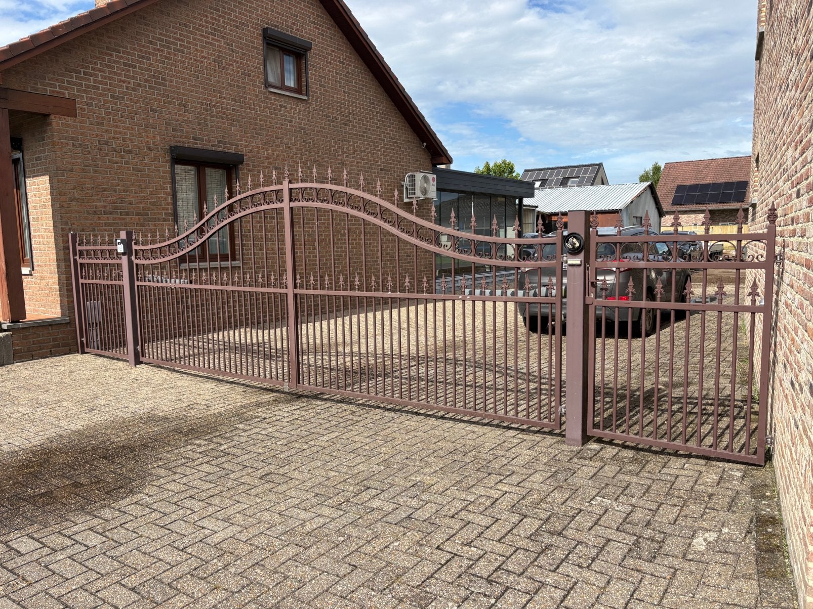 Afsluitpoort, Ophalen of Verzenden, IJzer, Sierhekwerk