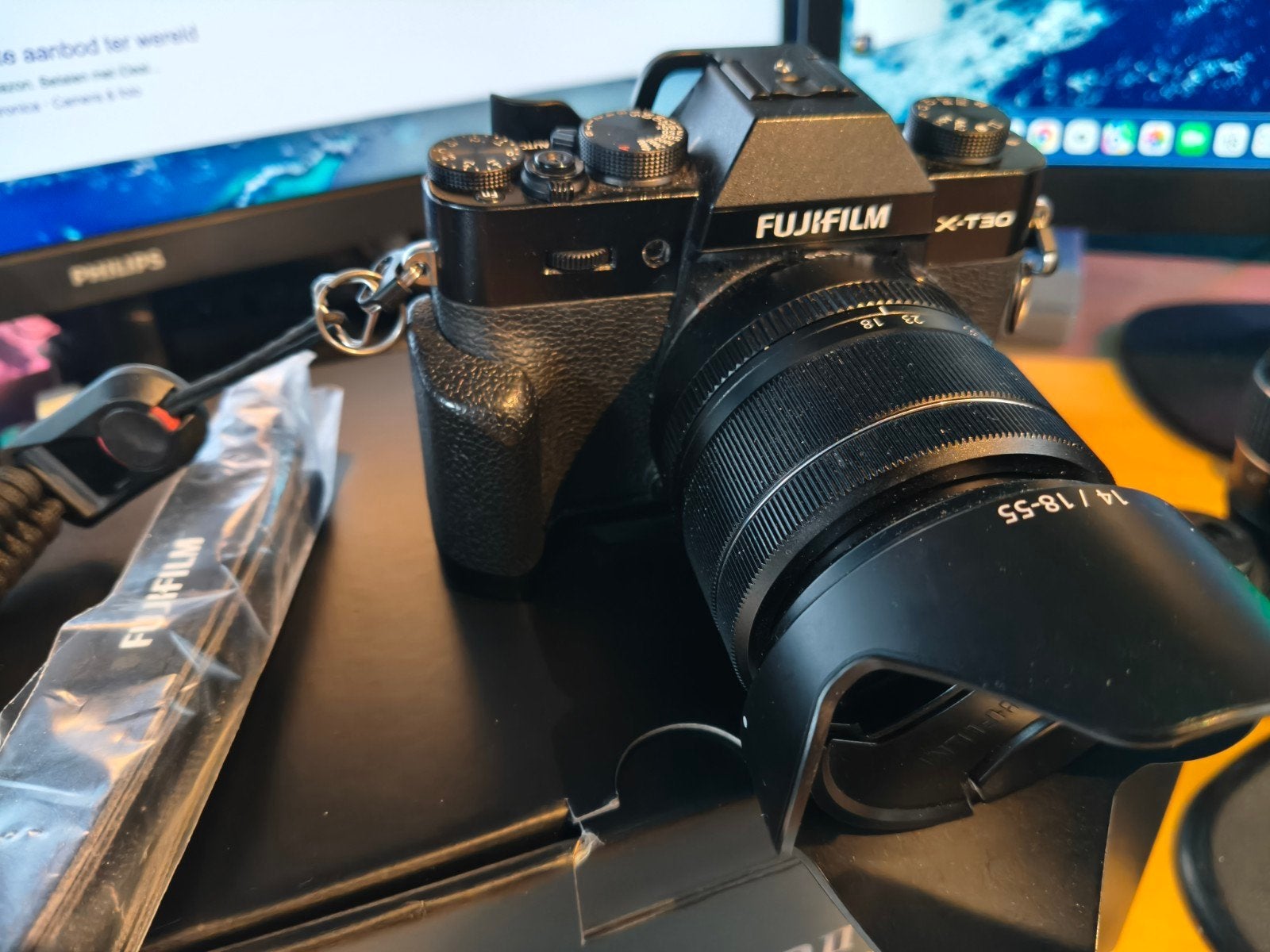 Fujifilm X-T30 II Systeemcamera met XF18-55mm lens met Bon, Ophalen of Verzenden, Zo goed als nieuw, Fujifilm, Kantelbaar/draaibaar scherm