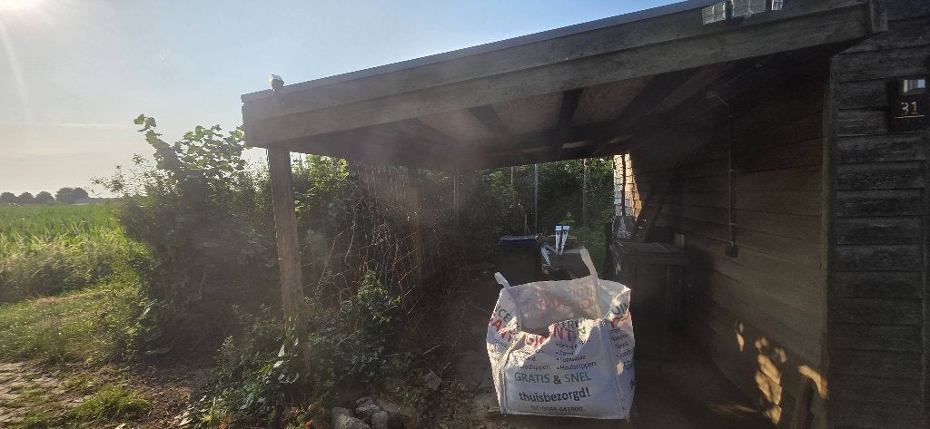 Gratis carport, Ophalen, Gebruikt, Carport