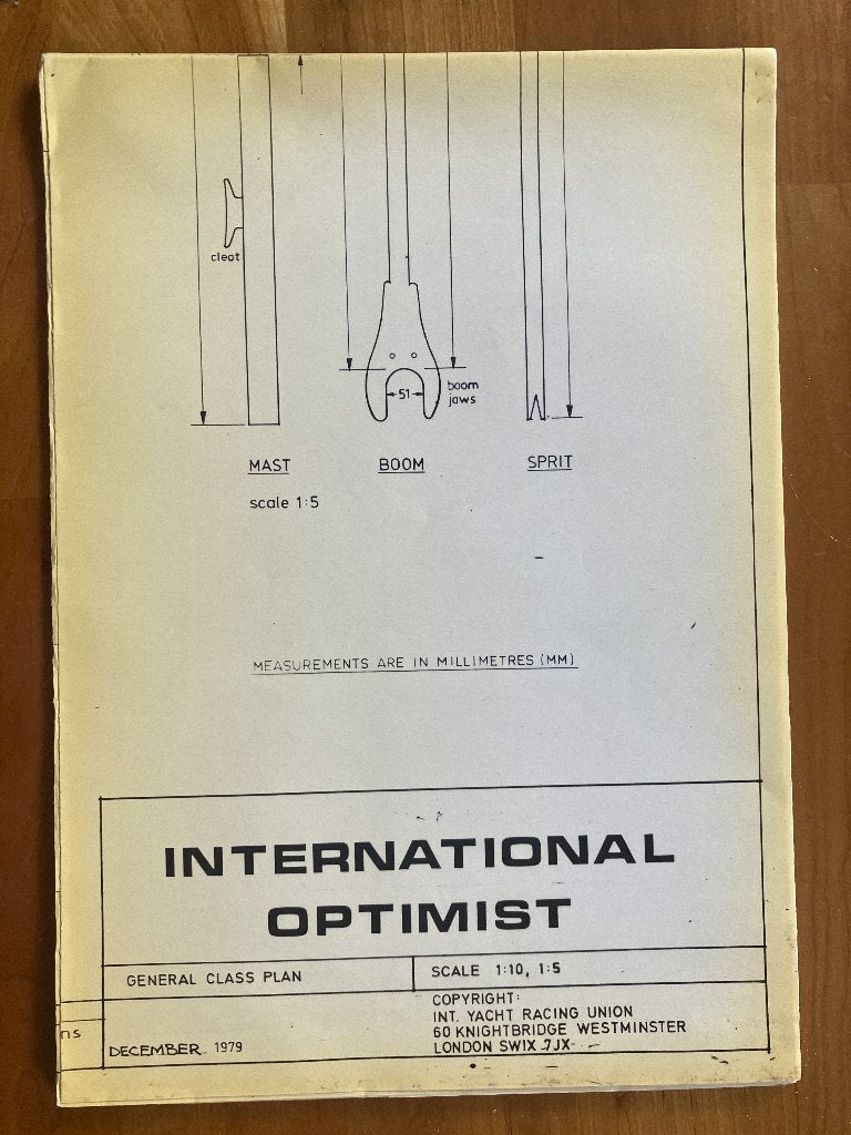 Bouwplan Optimist zeilboot, Overige typen, Zo goed als nieuw, Overige merken, Hout