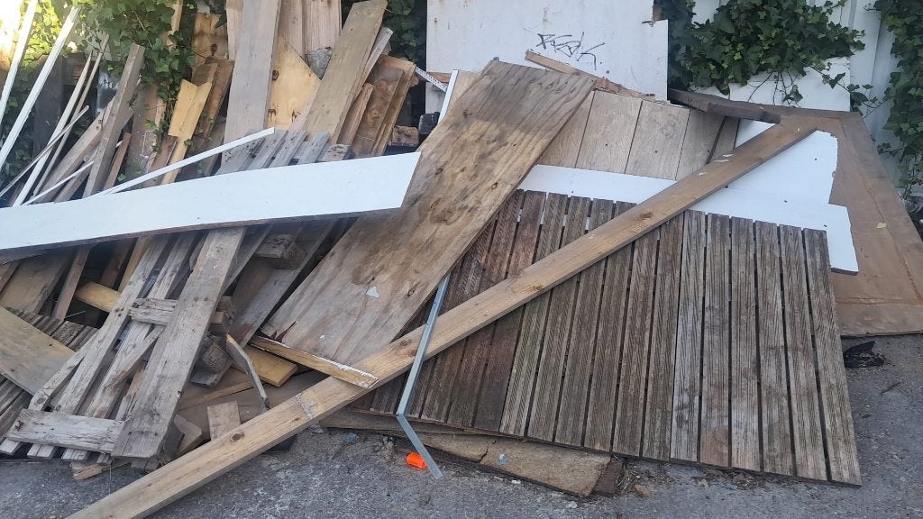 hout, Ophalen, 50 mm of meer, Balk, Minder dan 200 cm