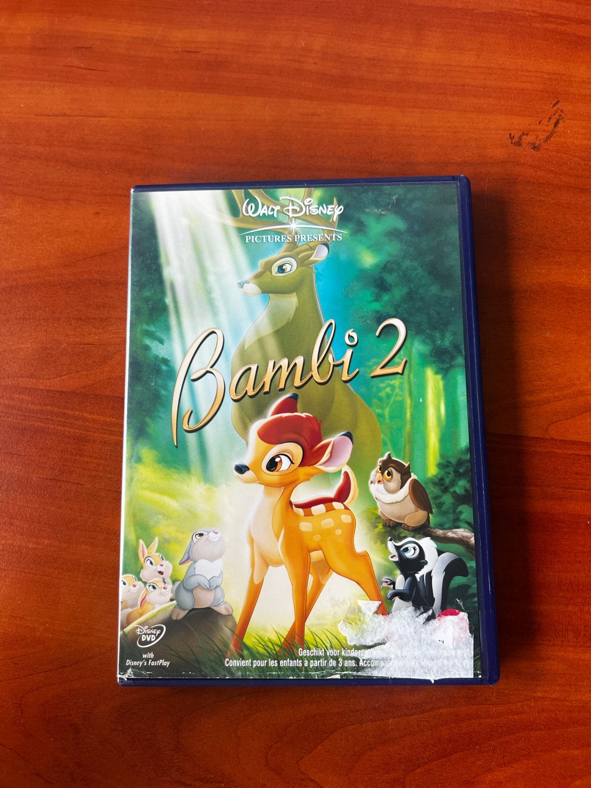 Walt Disney Bambi 2 DVD - Zo goed als nieuw, Alle leeftijden, Ophalen of Verzenden, Zo goed als nieuw, Familie