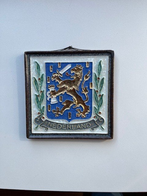 Delftse cloisonné tegel van De Porceleyne Fles, Ophalen