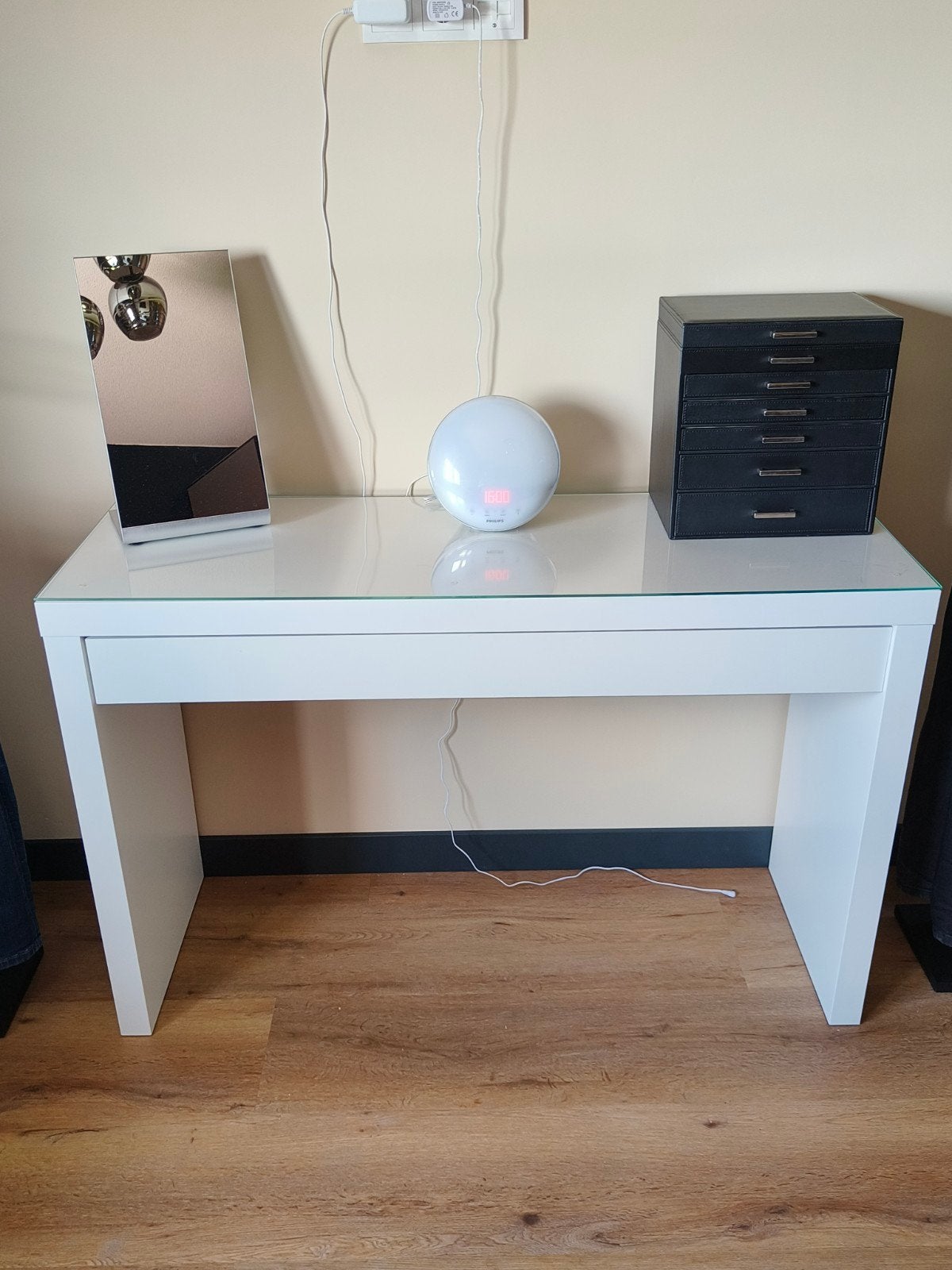 Toilettafel Ikea Malm wit, Ophalen, Zo goed als nieuw