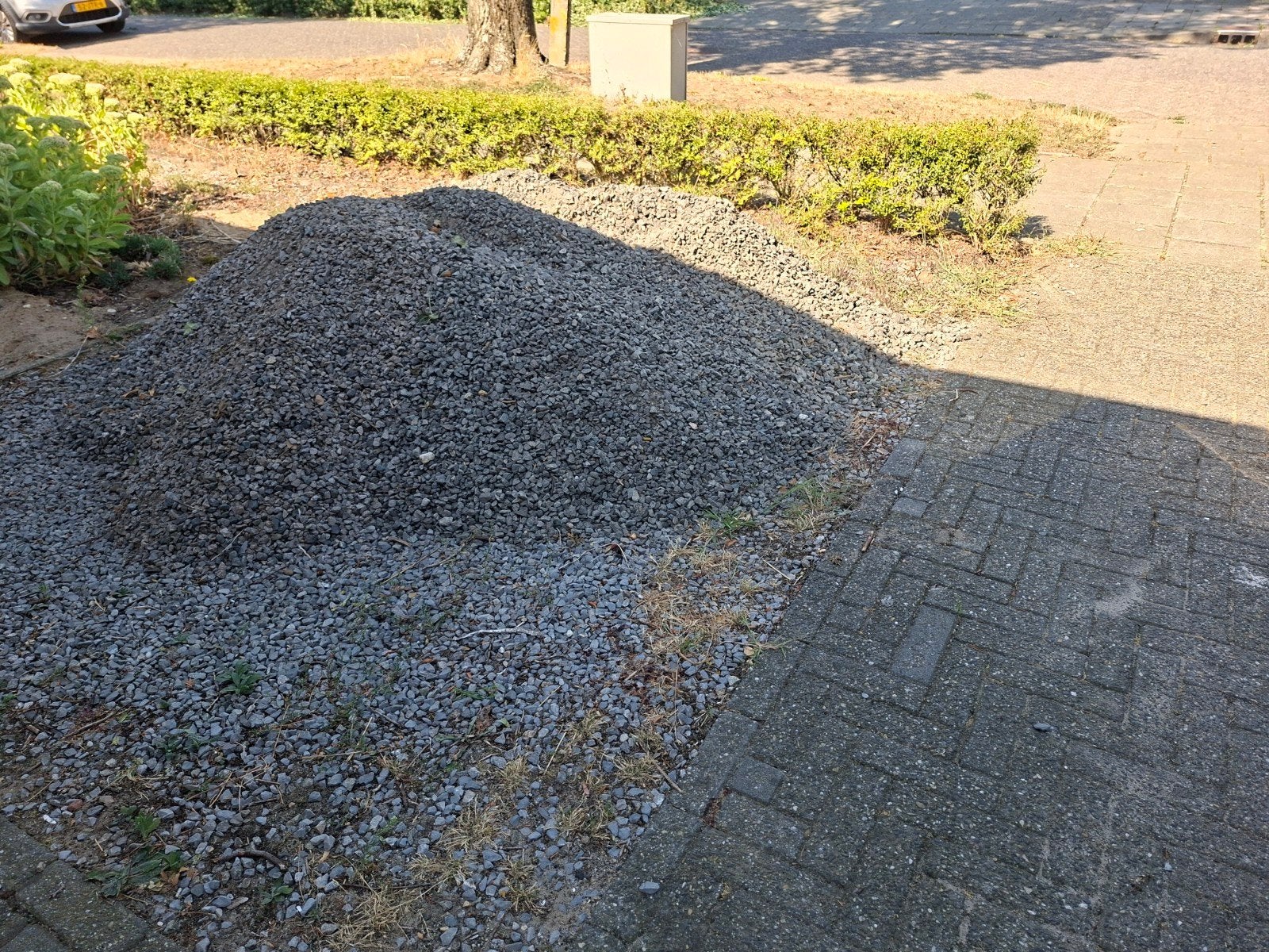 grind, split, Tuin en Terras, Grind, Keien en Split, Ophalen, Gebruikt, Antraciet, Split