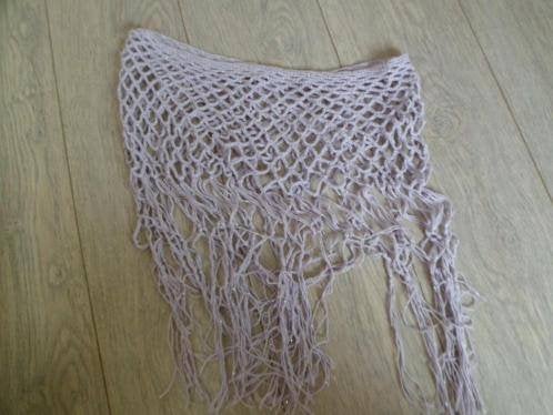 gehaakte Poncho, one size, kleur lila, Kinderen en Baby's, Kinderkleding | Mutsen, Sjaals en Handschoenen, Ophalen of Verzenden