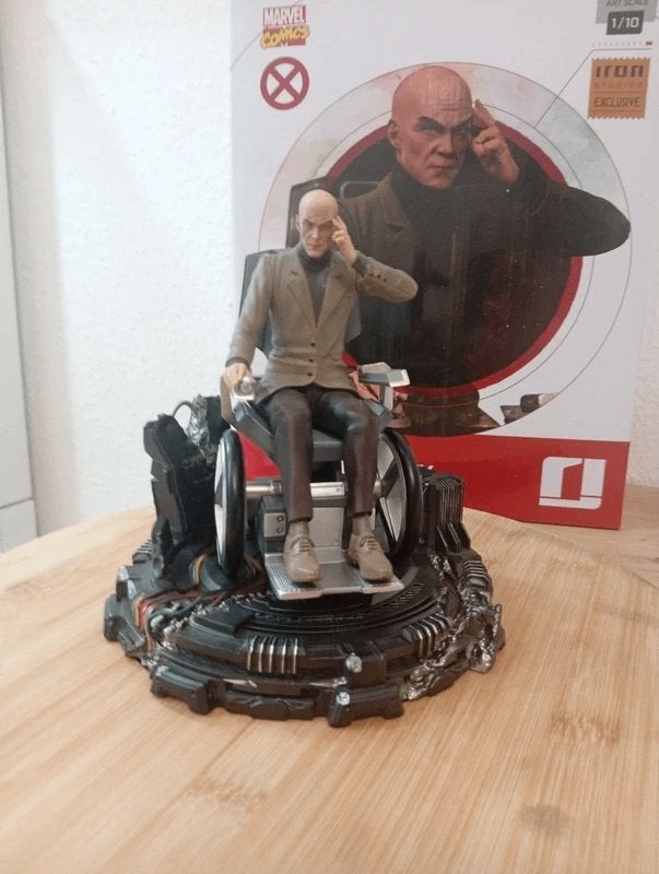 Iron Studios Professor X 1/10 Statue – Complete in Box, Verzamelen, Ophalen of Verzenden, Zo goed als nieuw, Fantasy