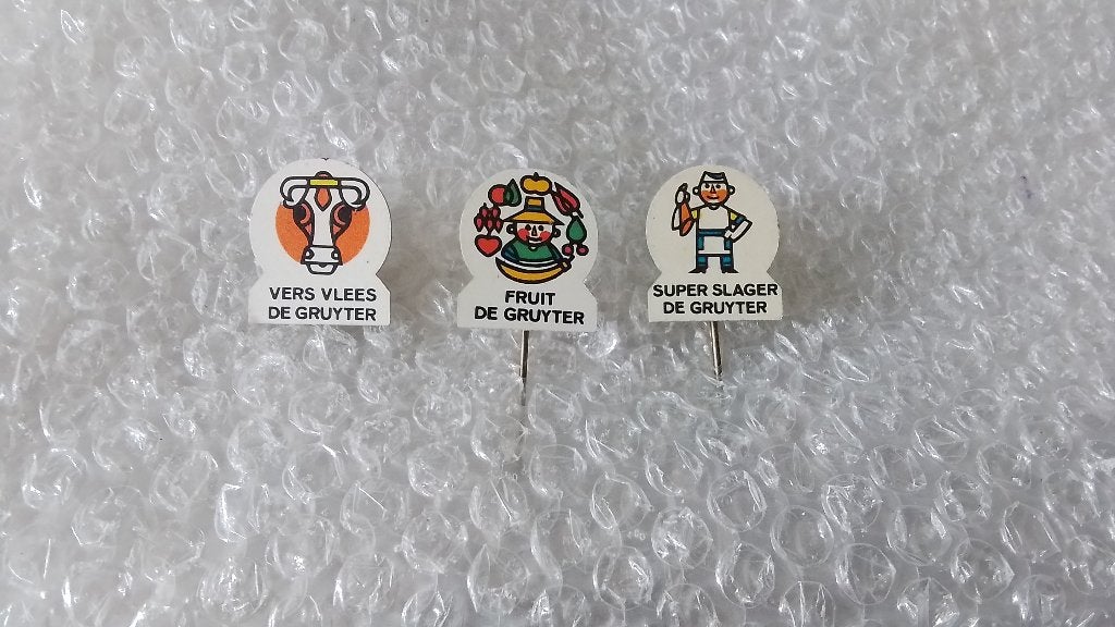 3 verschillende speldjes de Gruyter, Ophalen of Verzenden, Zo goed als nieuw, Overige onderwerpen
